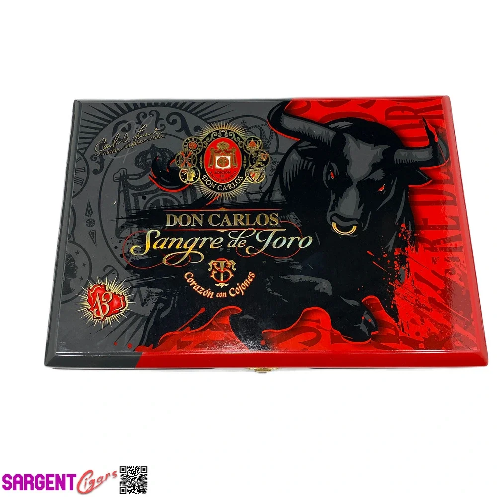 Arturo Fuente Don Carlos Sangre de Toro Undefeated Empty Wooden Cigar Box